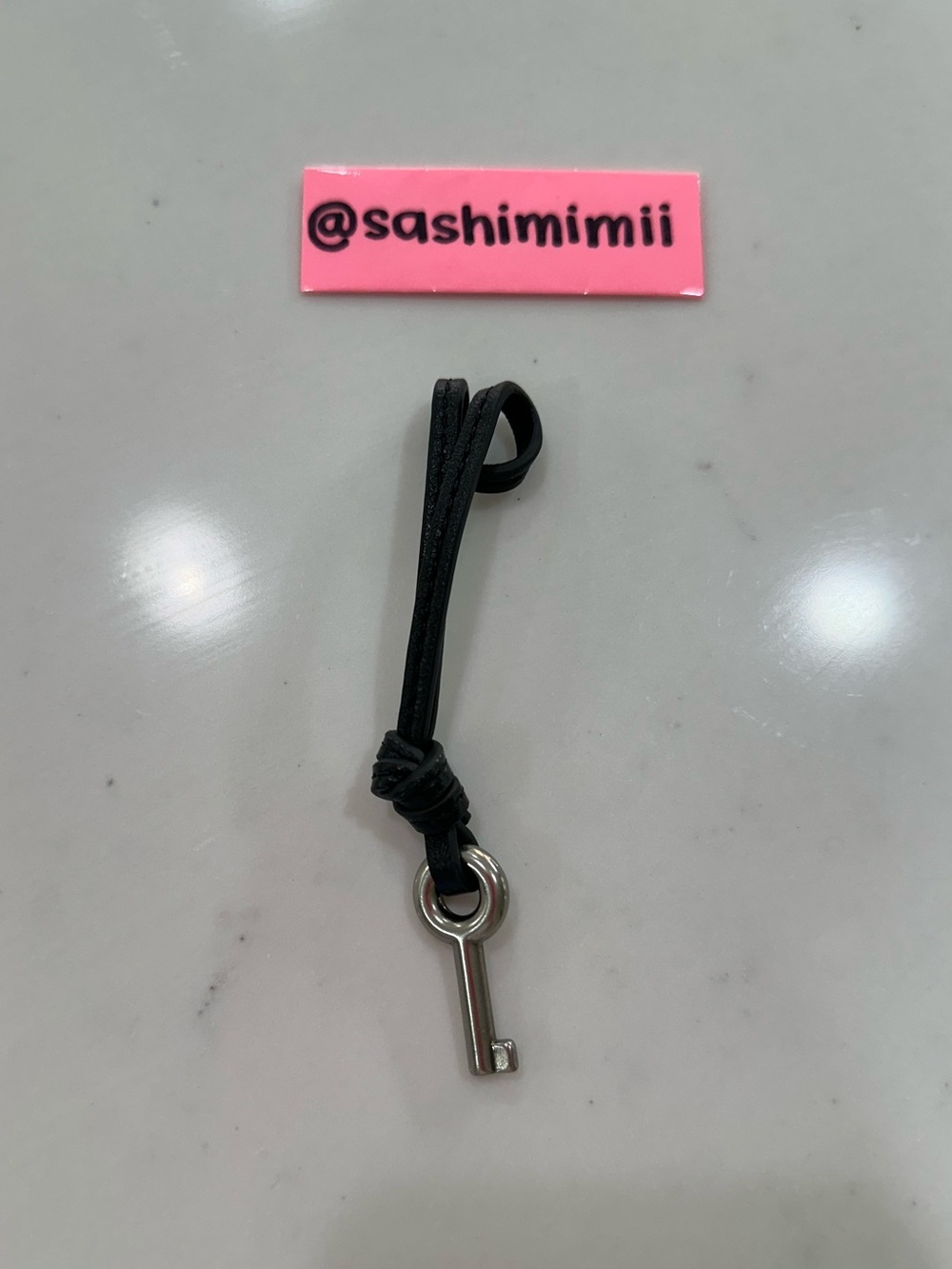 NWOT Marc Jacobs Silver Key Bag Charm